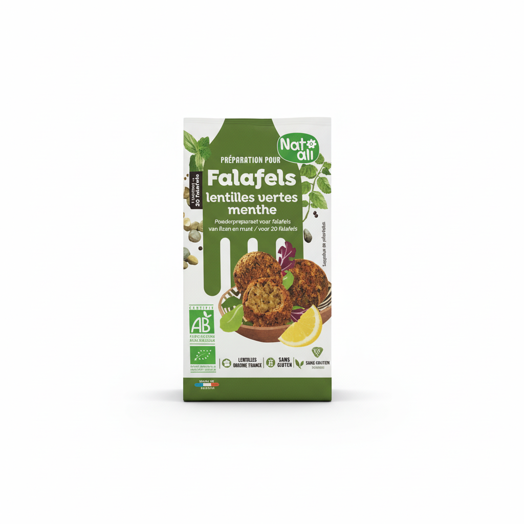 Mix falafel lentille-menthe sa
