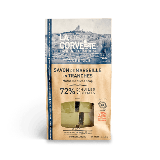 Sac de savons bruts olive - 1